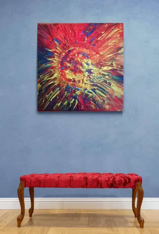 61. obraz ERUPCIA VÁŠNE
80x80cm