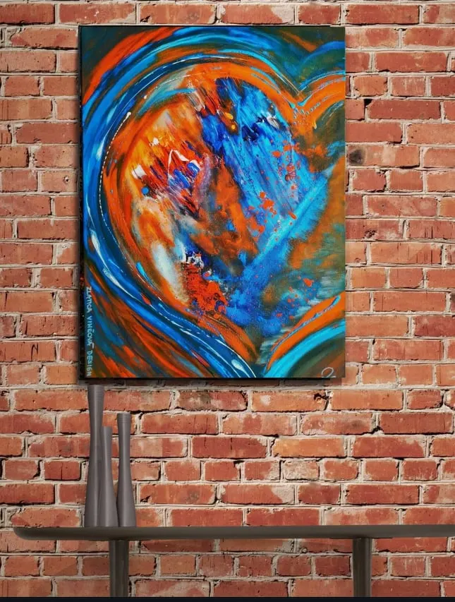 126. obraz  “SRDCE”
50x70cm