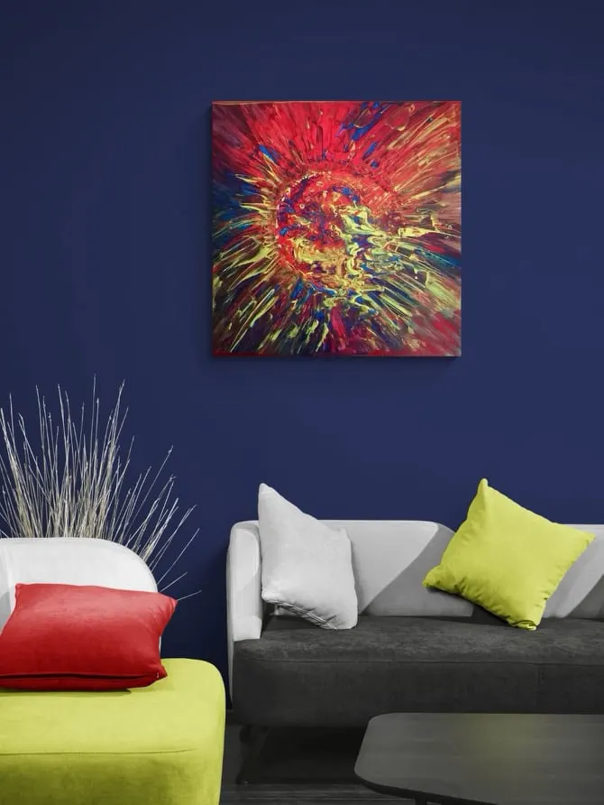 61. obraz ERUPCIA VÁŠNE
80x80cm