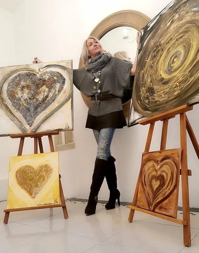 141. obraz “ZLATÉ SRDIEČKO”
50x50cm