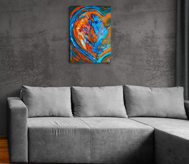 126. obraz  “SRDCE”
50x70cm