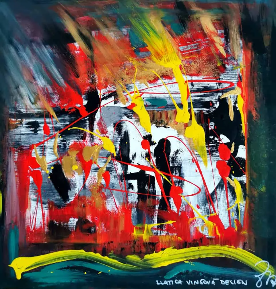 99. obraz  “VYTÚŽENÉ STRETNUTIA”
50x50cm