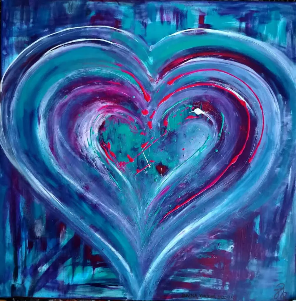 obraz “ŠŤASTNÉ SRDCE ”
100x100cm
