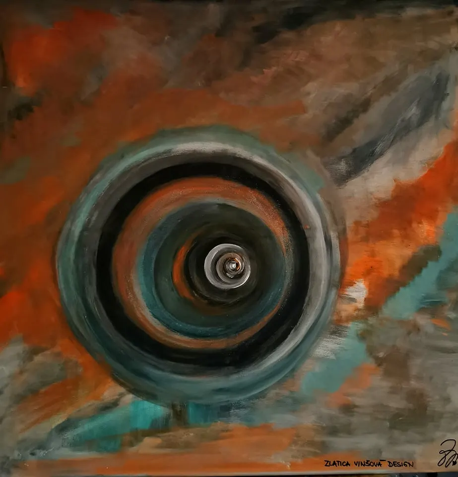 119. obraz  “MAGICKÁ BRÁNA OSUDU”
100x100cm