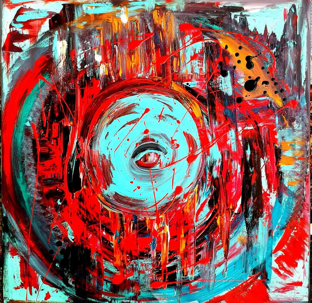 96. obraz  “ ROZHODNUTIE ”
70x70cm