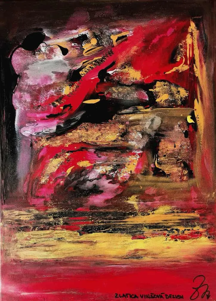 98. obraz  “SPOMIENKY NA MINULÉ ŽIVOTY”
50x70cm
