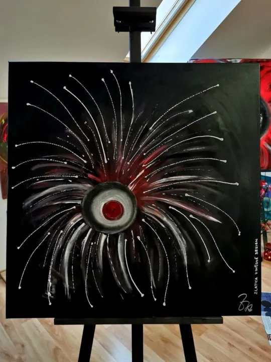 136. obraz “OHŇOSTROJ ŠŤASTIA”
75x75cm