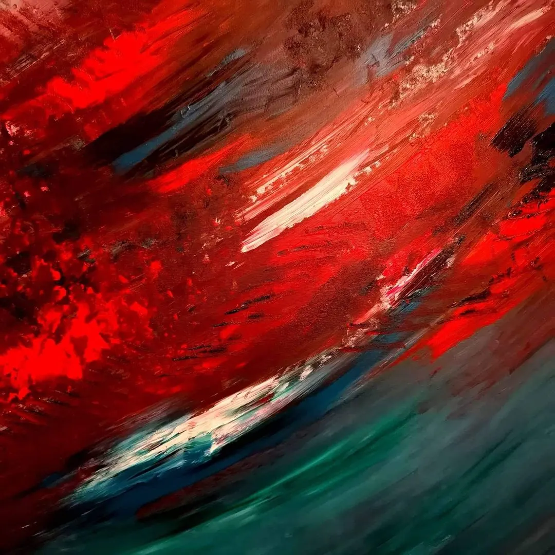 46. obraz PRÍVAL EMÓCIÍ
100x100cm