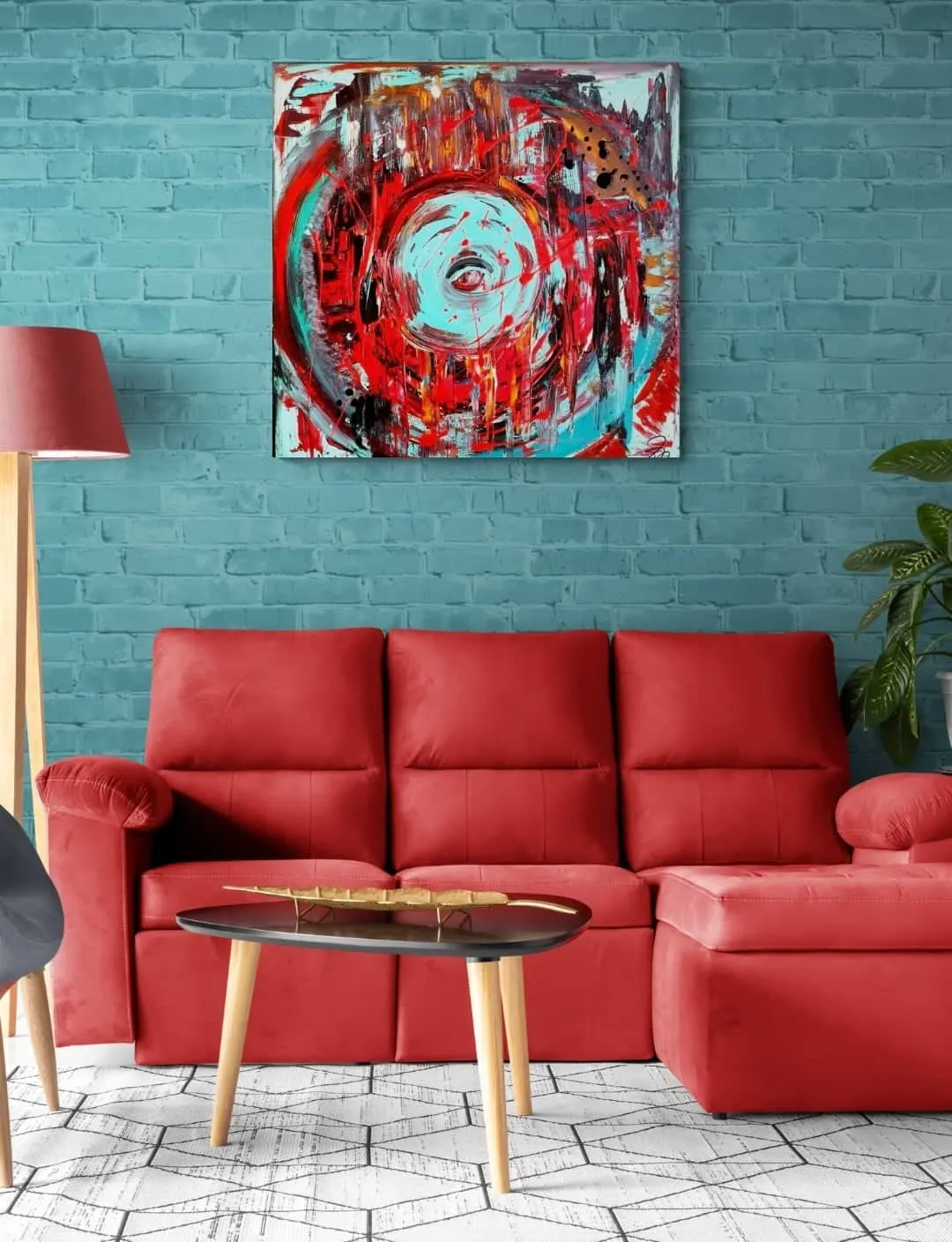 96. obraz  “ ROZHODNUTIE ”
70x70cm