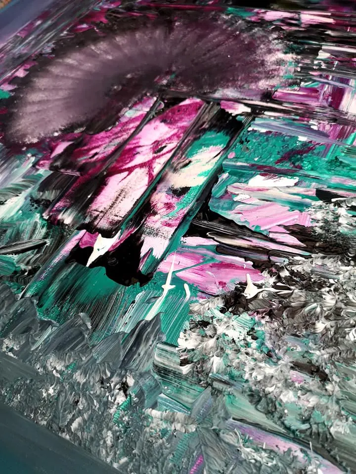 95. obraz  “ SKLAMANIE ”
70x70cm