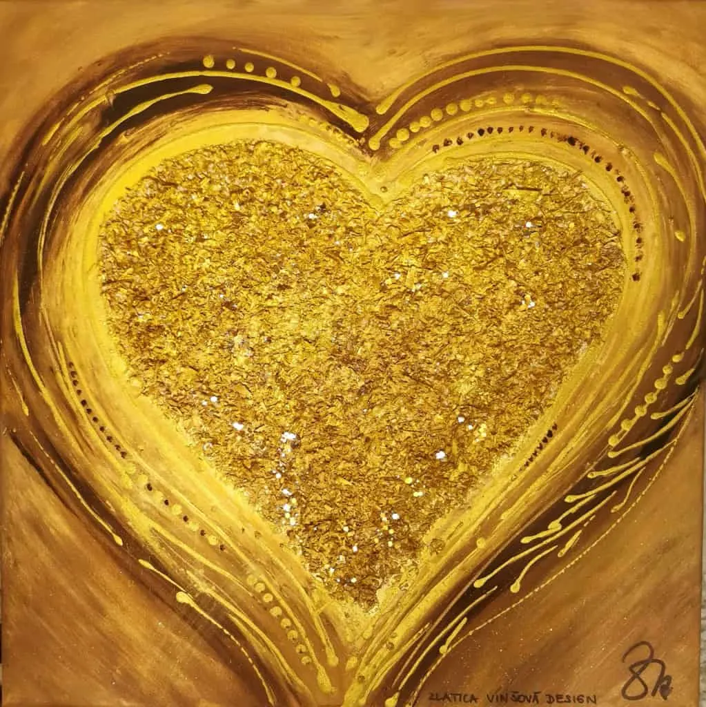 obraz “ZLATÉ SRDIEČKO”
55x55cm