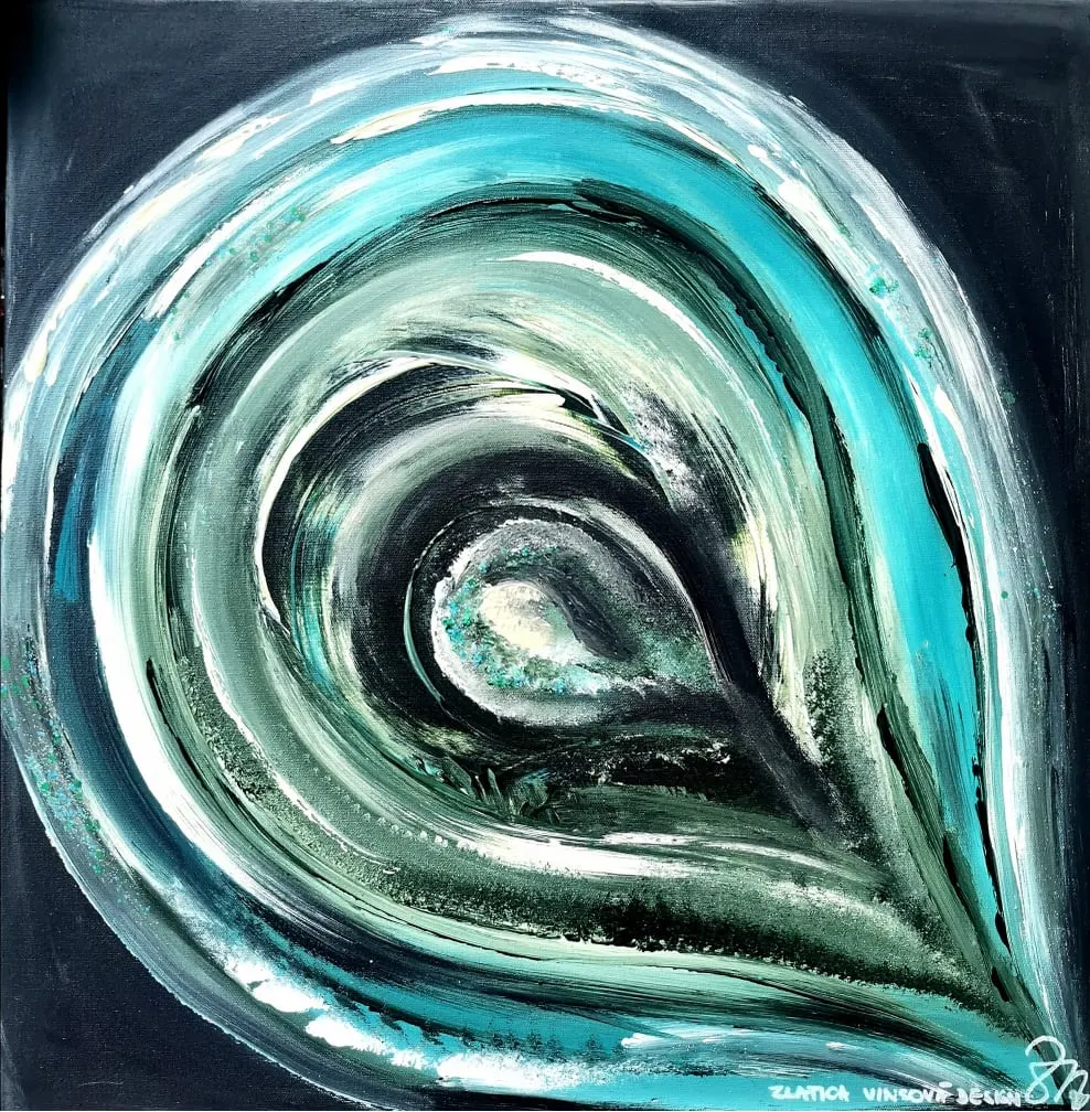 73. obraz POSLEDNÁ SLZA
70x70cm