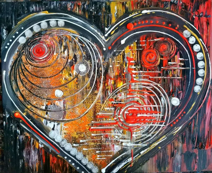 obraz “SRDIEČKO”
70x50cm